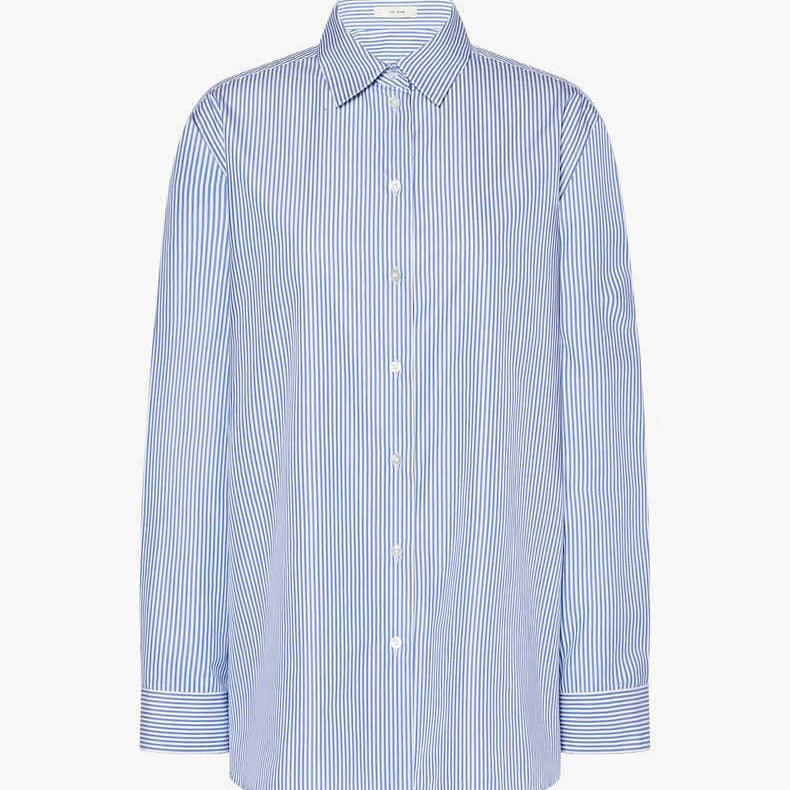 Kvindernes stribede bluse i moderne oversized snit Stilla