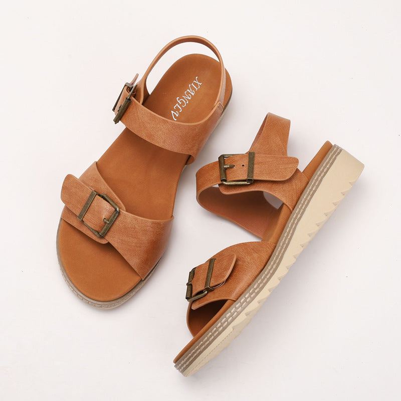 Dame sandaler med justerbare remme og komfortabel sål Stilla