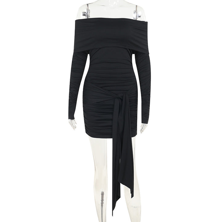 Damer Off-Shoulder Minikjole med elegant drapering