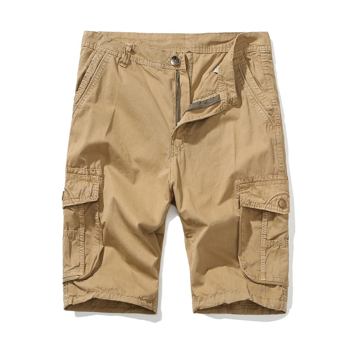 Herrer funktionelle Cargo-shorts med praktiske sidelommer Stilla