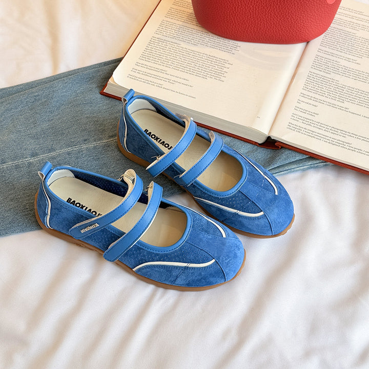 Dame Slip-On Komfort Ballerinas med stilfuldt remdesign Stilla
