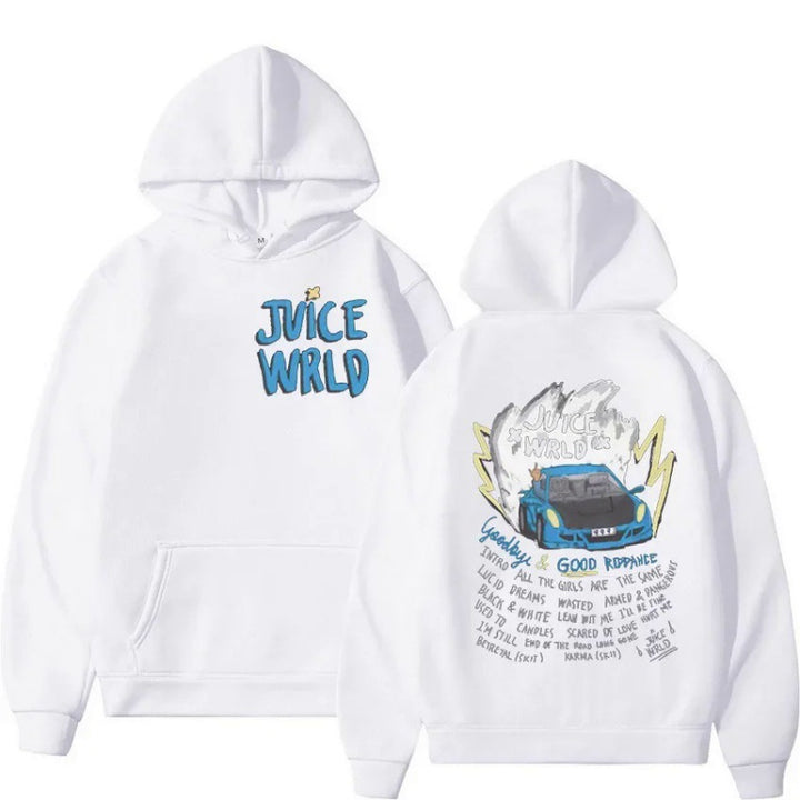 Kvinders hoodie med livligt graffiti-design og behagelig pasform Skovae