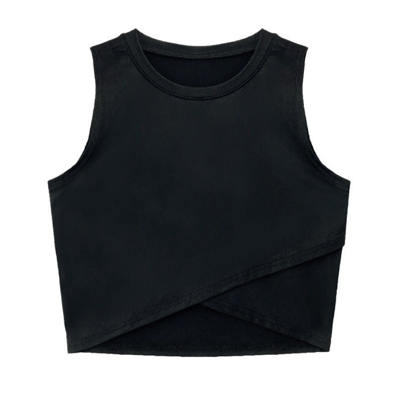 Dame Sporty Crop-Top med ergonomisk pasform og fugtregulerende materiale Stilla