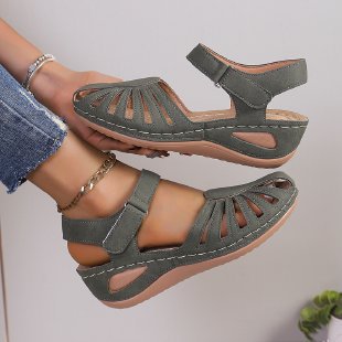 Dame Komfortable Sandaler med moderne Gitter-design og justerbar rem Stilla