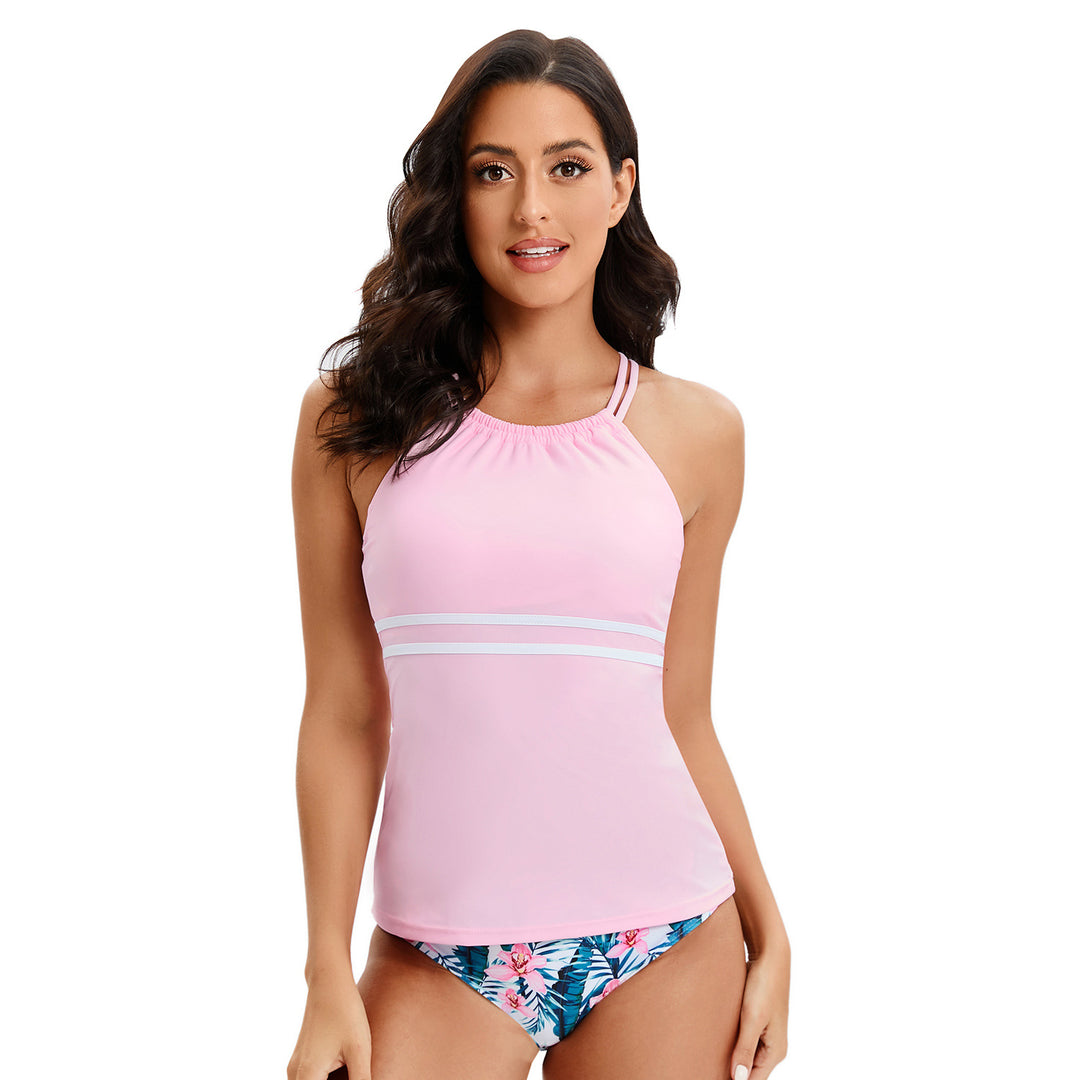 Dame Sport-Badeoberdel med stilfuld Racerback og kontraststribet design Stilla