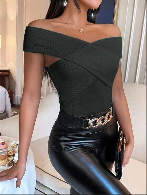Dame Off-Shoulder Ribb-Body Stilla