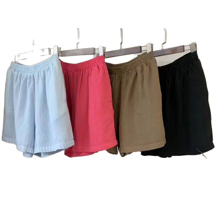 Femme Letvægts Afslappet Pasform Sommer Shorts Stilla