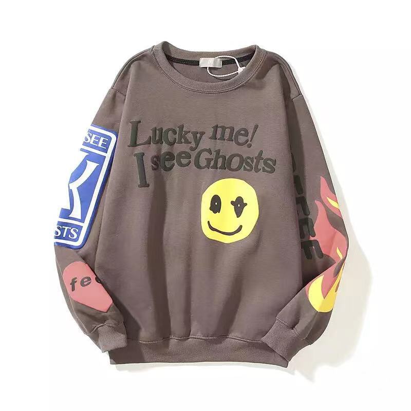 Herre sweatshirt med farverigt grafikdesign Stilla