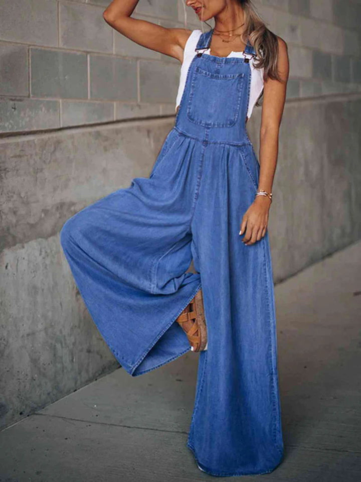 Femme Vidde-Ben Denim Overalls Stilla