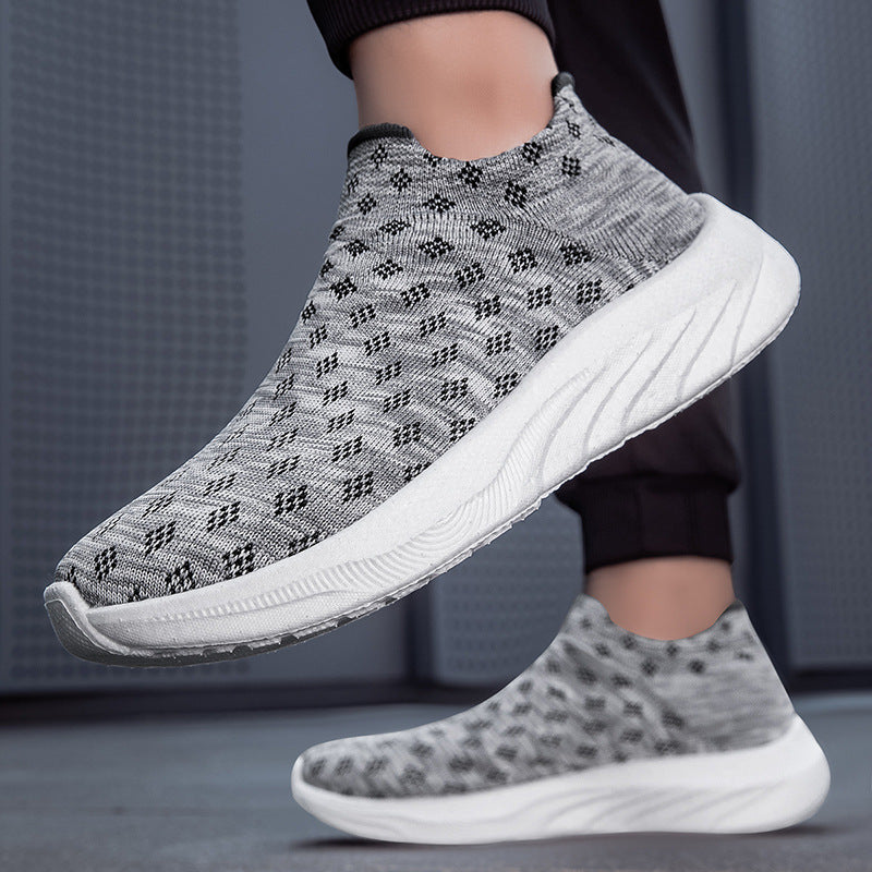 Herrer Slip-On Åndbar Fitness Sneakers Stilla
