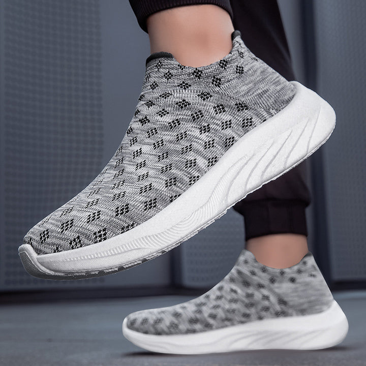 Herrer Slip-On Åndbar Fitness Sneakers Stilla