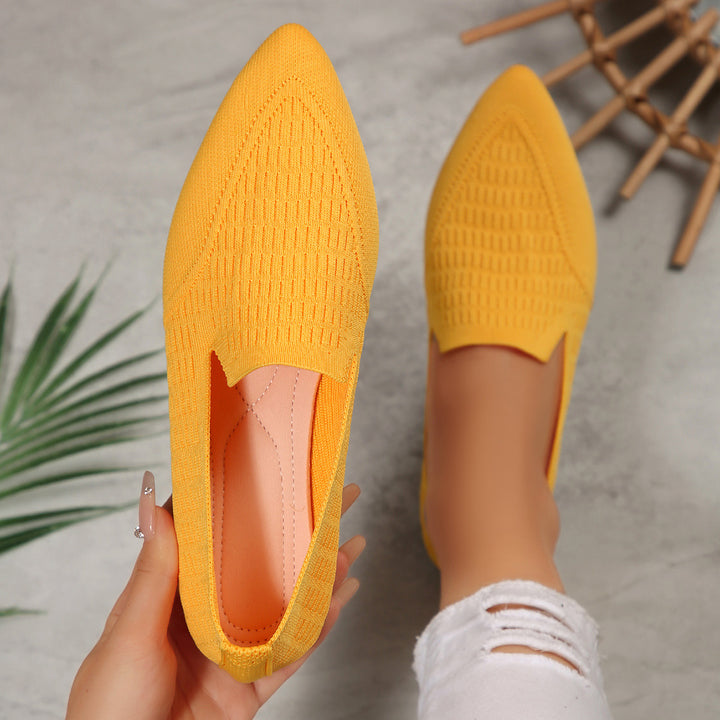 Dame Teksturerede Slipper Loafers Stilla