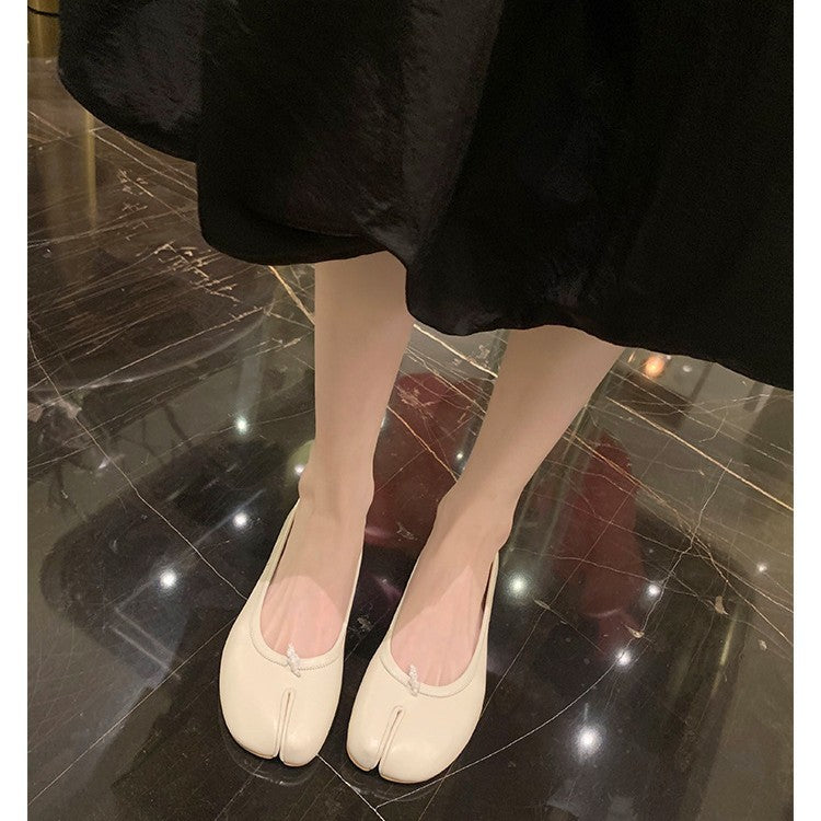 Dame Elegant Ballerina Slip-On Flade Sko Stilla