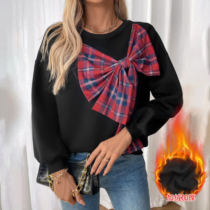 Kvinders fashionable sweatshirts med kunstnerisk knudedesign Stilla