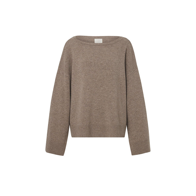 Kvinders afslappede strikket sweater med løs pasform Stilla