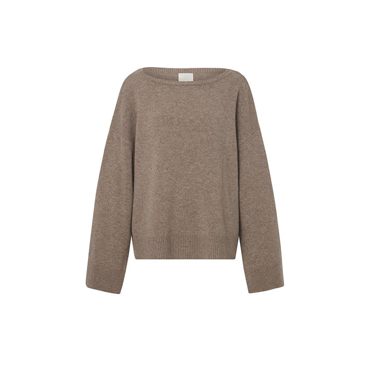 Kvinders afslappede strikket sweater med løs pasform Stilla