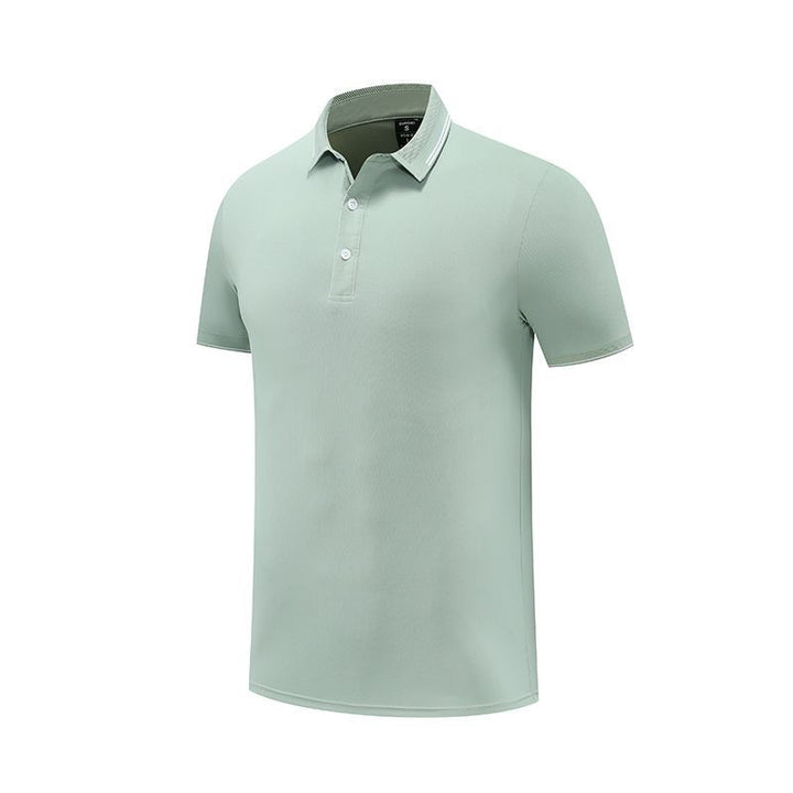 Herrer Elegant kortærmet polo med åndbare egenskaber og moderne krave Stilla