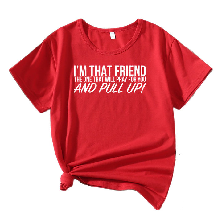 Dame Casual Statement T-shirt Stilla 1751262489