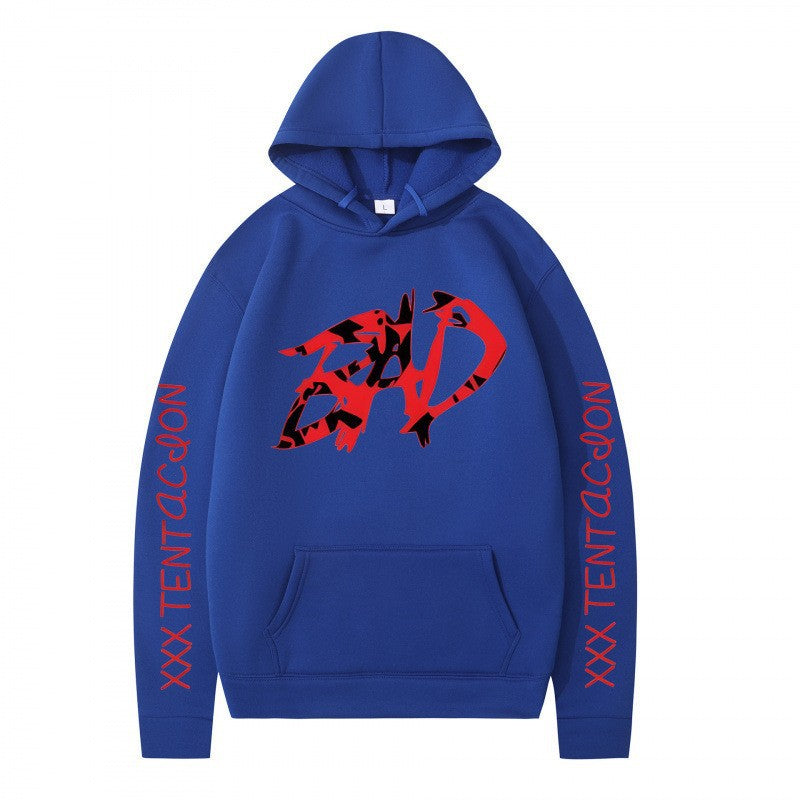 Kvinder hoodie med iøjnefaldende grafisk tryk og afslappet pasform Skovae