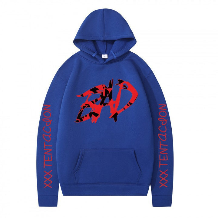 Kvinder hoodie med iøjnefaldende grafisk tryk og afslappet pasform Skovae
