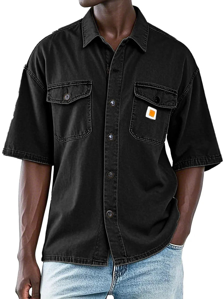 Herrer Kortærmet Utility-Shirt Stilla