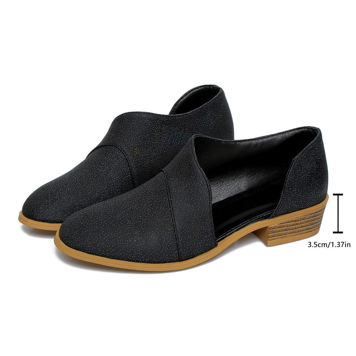 Dame Casual Slipper med elegant plisseret look og behagelig hæl Stilla