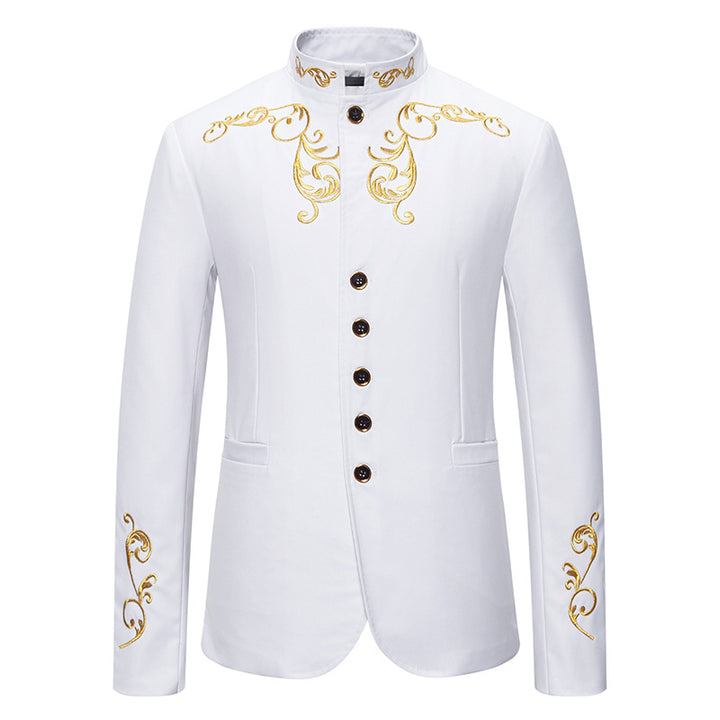 Stilfuld broderet Blazer til herrer Stilla