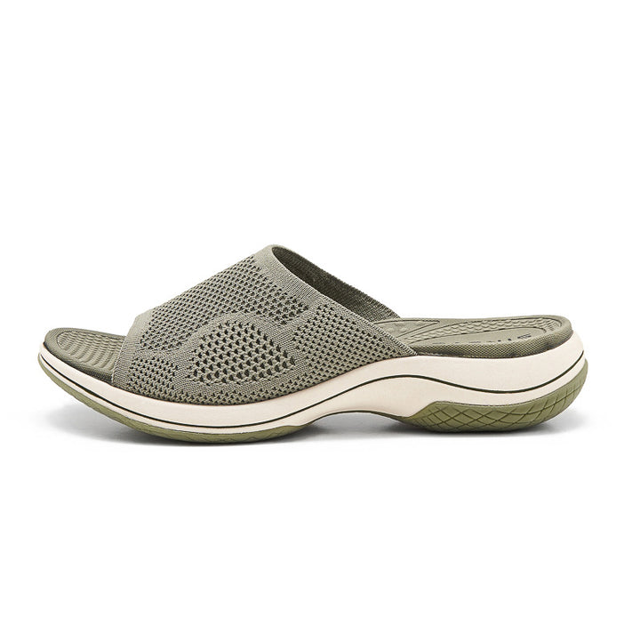 Dame Komfort-sandaler med åndbare netindsatser og polstret sål Stilla