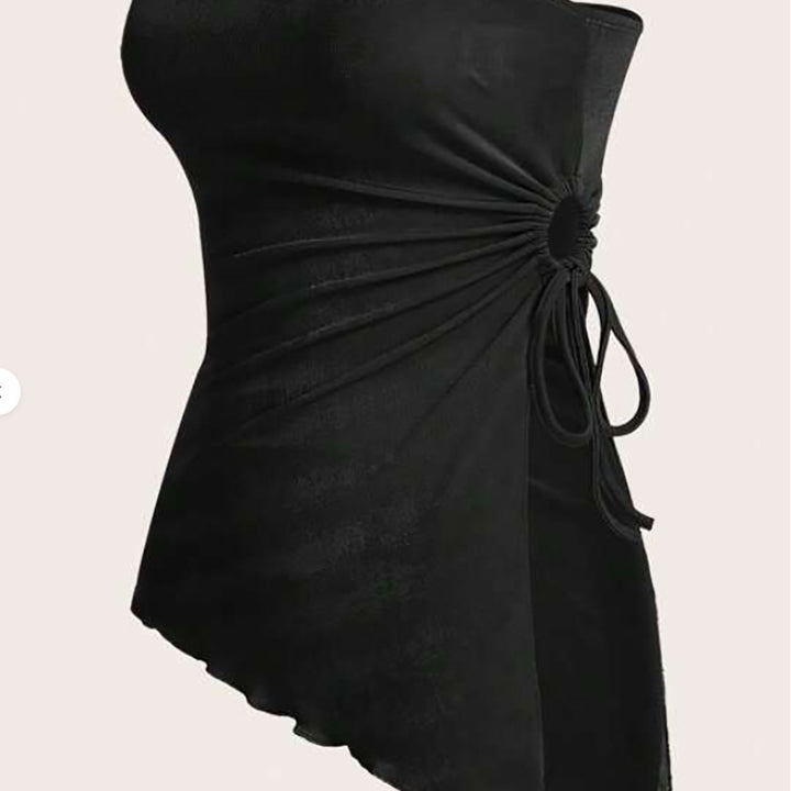 Dame bandeau top med moderne pakke design og justerbare stropper Skovae