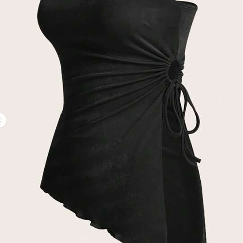 Dame bandeau top med moderne pakke design og justerbare stropper Skovae