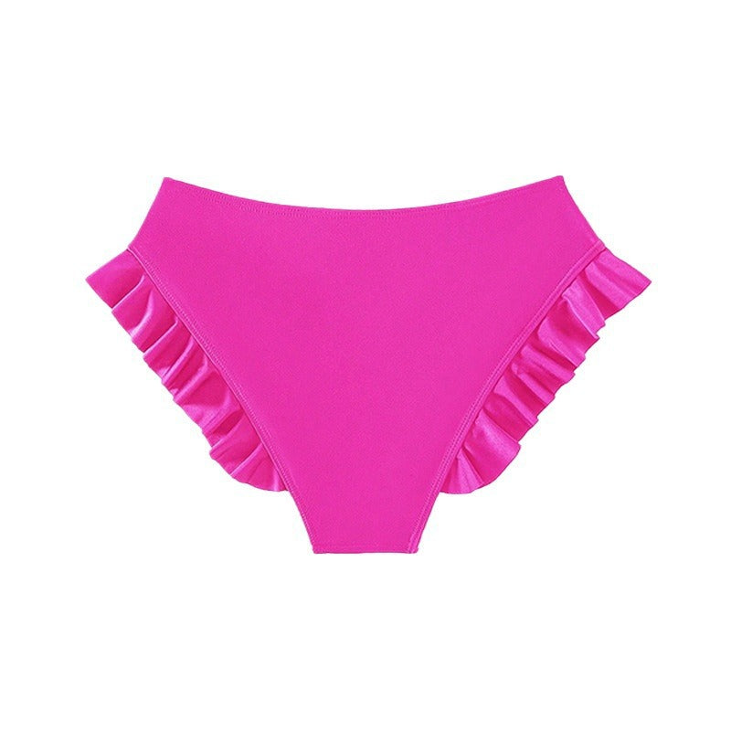 Dame bikiniundertøj med ruffle detaljer Skovae
