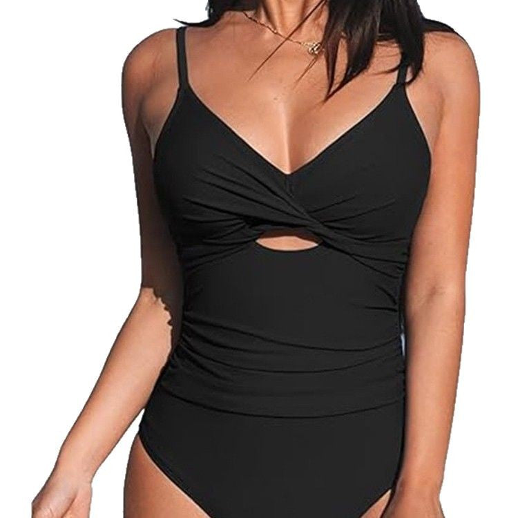 Dame Én-dels Badetøj med moderne Cut-Out-design og stilfuld Twist Stilla