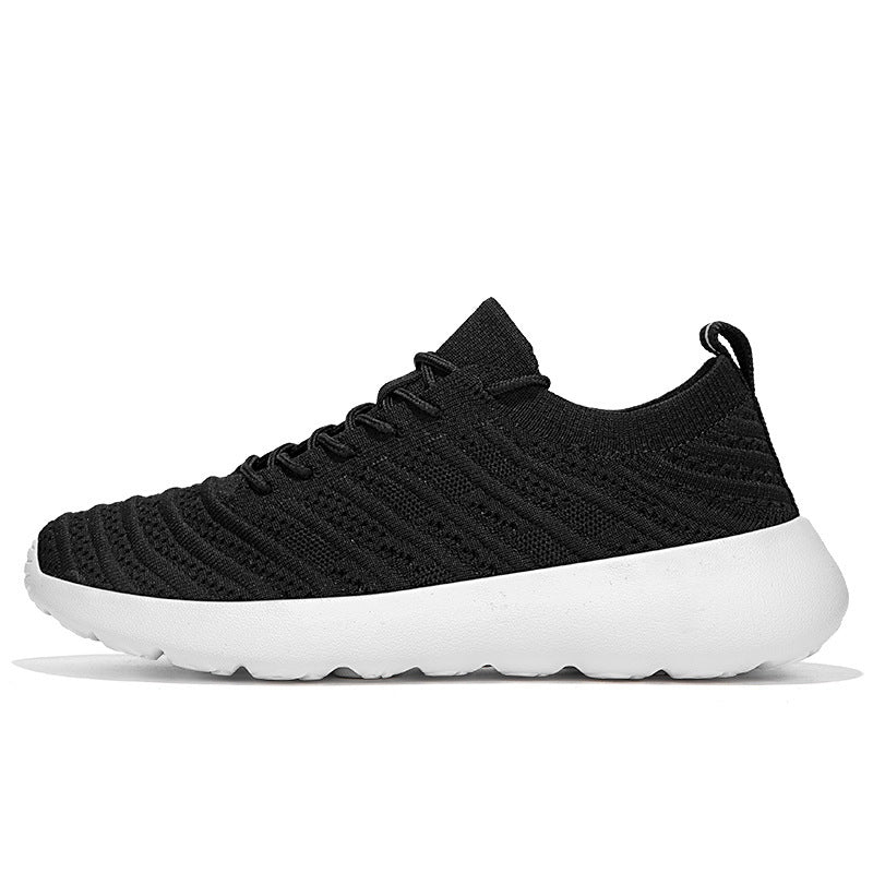 Herre Lettere Fleksible Strik Sneakers Stilla