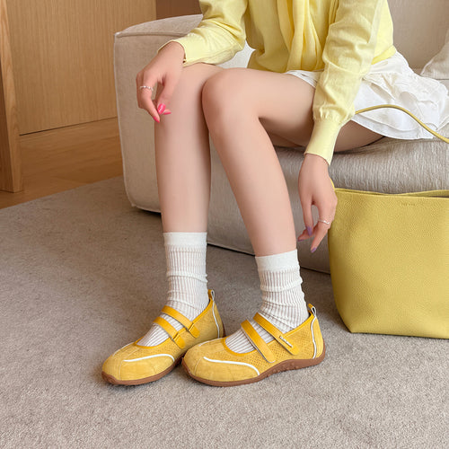 Dame Slip-On Komfort Ballerinas med stilfuldt remdesign Stilla