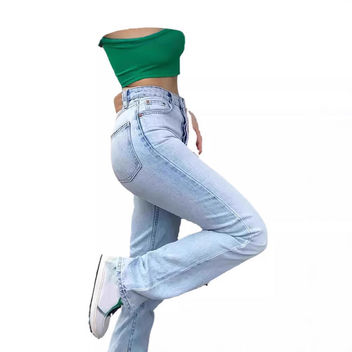 Damer Højtaljede Vide Jeans Stilla