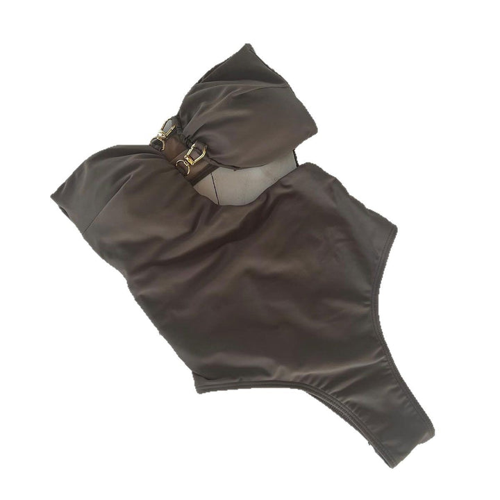 Dame badedragt med asymmetrisk cut-out og stilfuld ringdetalje Stilla
