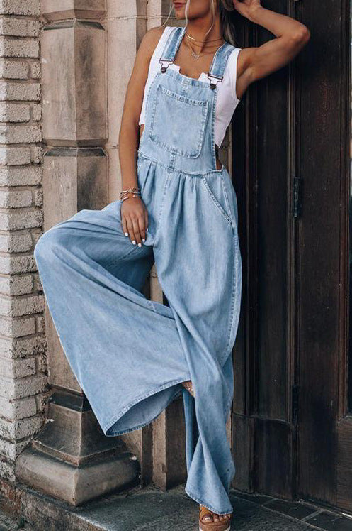 Femme Vidde-Ben Denim Overalls Stilla