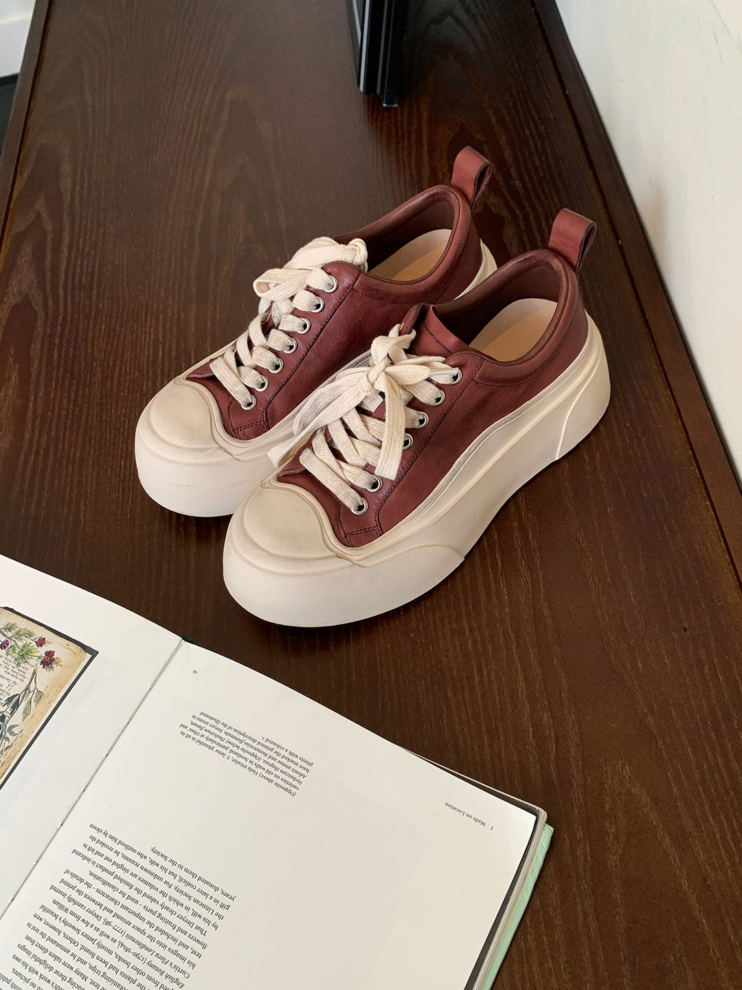 Dame Platform Snørebåndssneakers Stilla