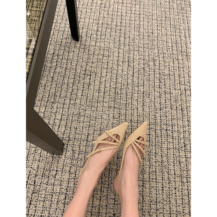 Dame Elegant Slingback Hælesandaler Stilla