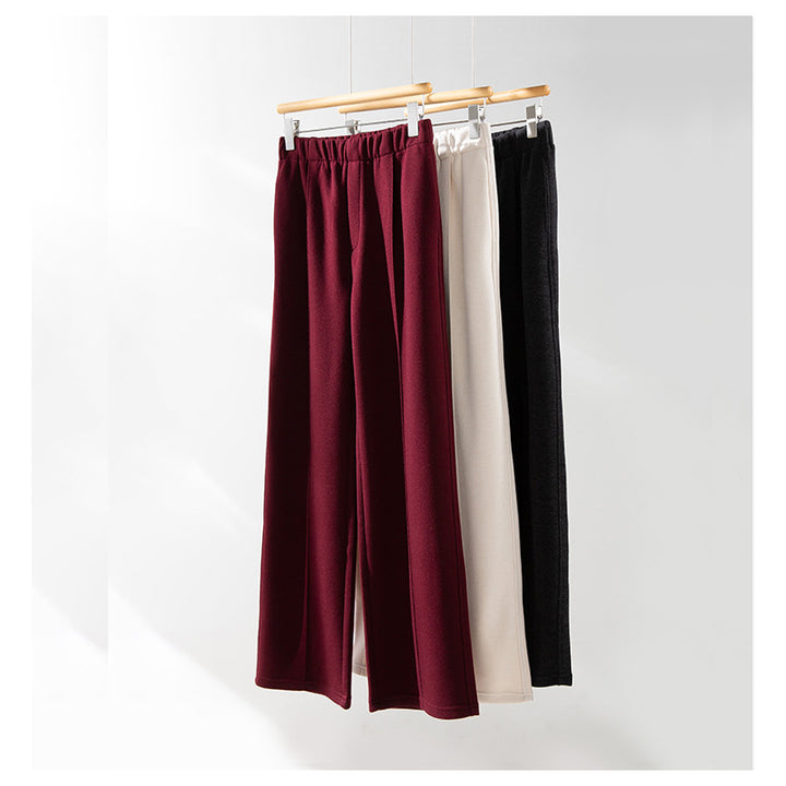 Dame elegant, løstsiddende bukser med elastisk talje Stilla