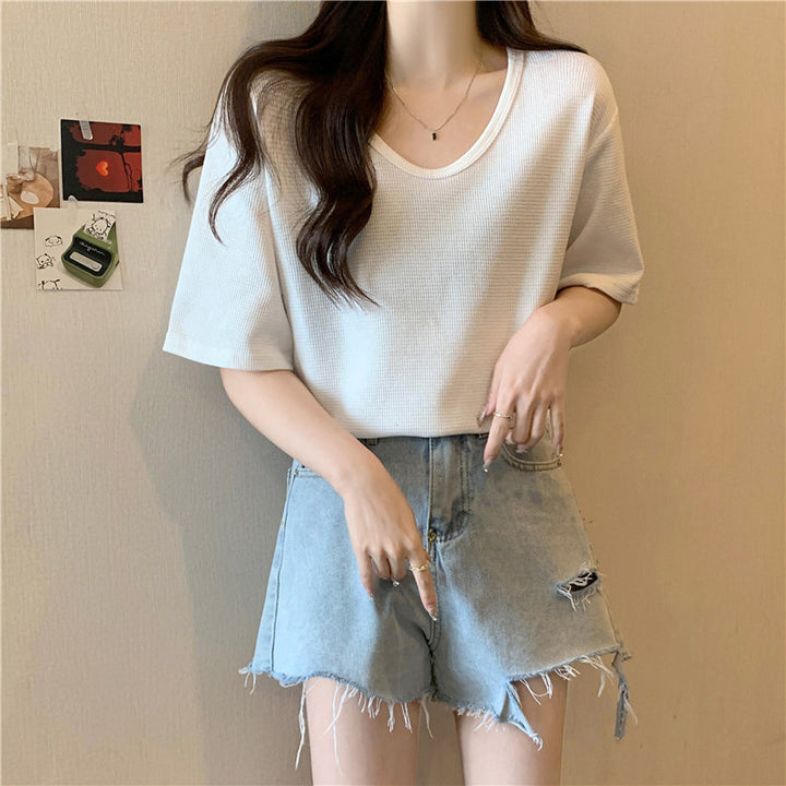 Femme Relaxed Fit Vaffelstriktop Stilla
