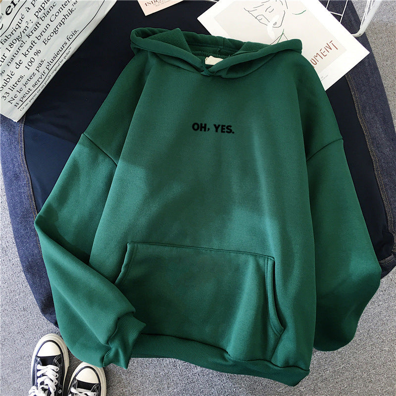 Kvinders Cozy Hoodie med Casual Print Skovae