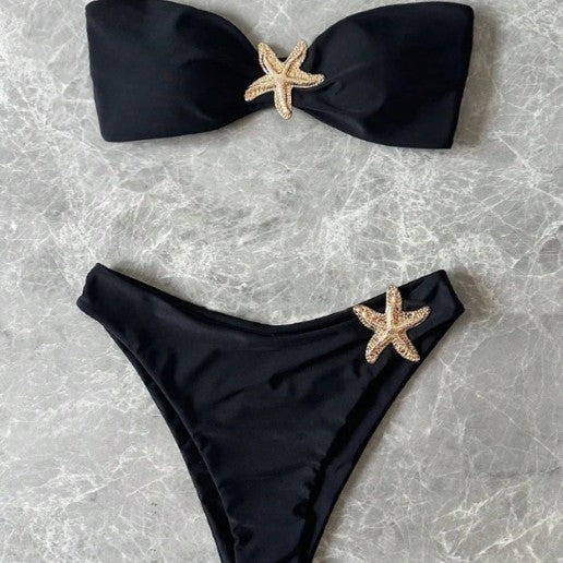 Dame luksus bandeau bikini sæt Stilla