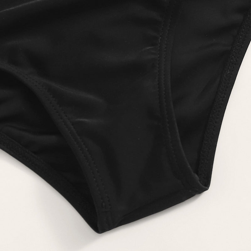 Dame asymmetrisk bikini sæt med elastiske bånd Skovae