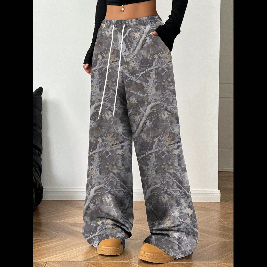 Dame Cargo-bukser i moderne camouflage-stil Stilla