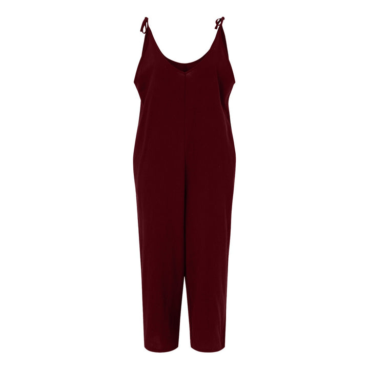 Dame Fritids Spaghetti-strop Jumpsuit Stilla