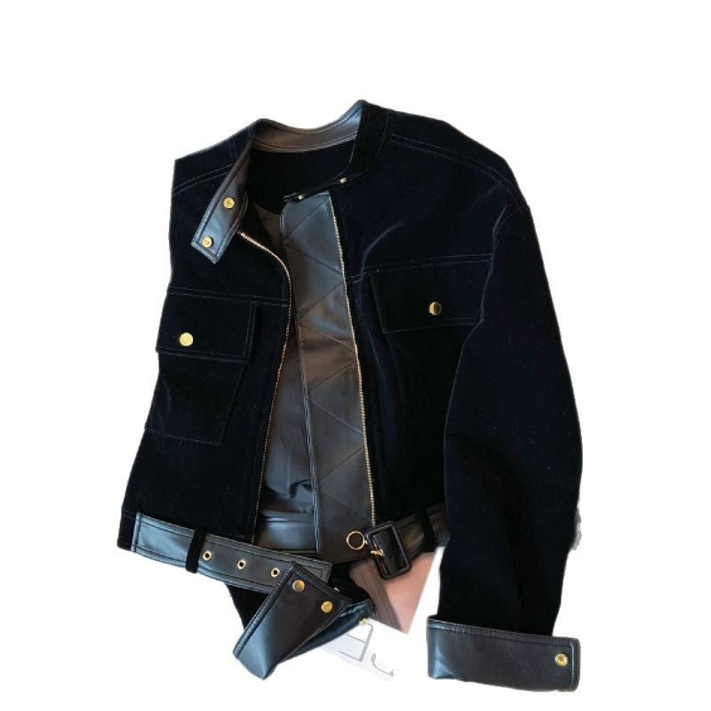 Femme Luxe Velour Motojakke Stilla