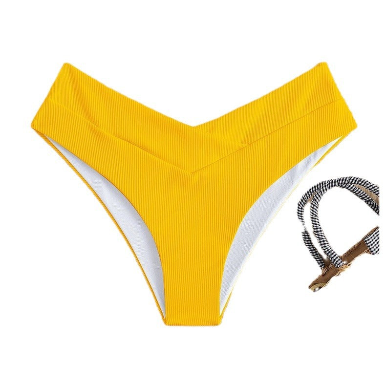 Dame Højskåret Bikini-Bukser Skovae