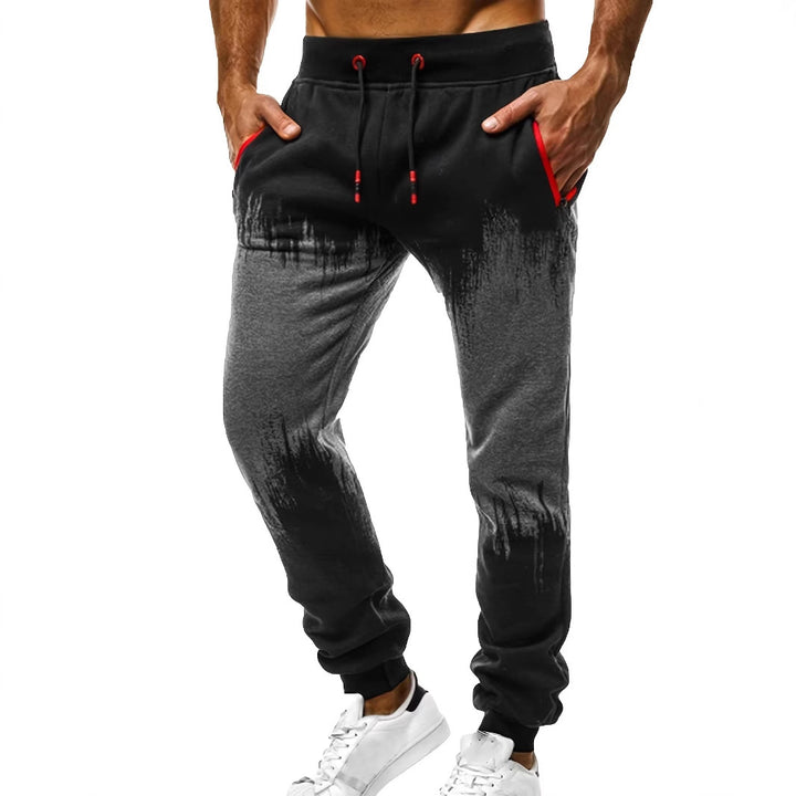 Herrer sporty joggingbukser med moderne farvegradient-effekter Stilla