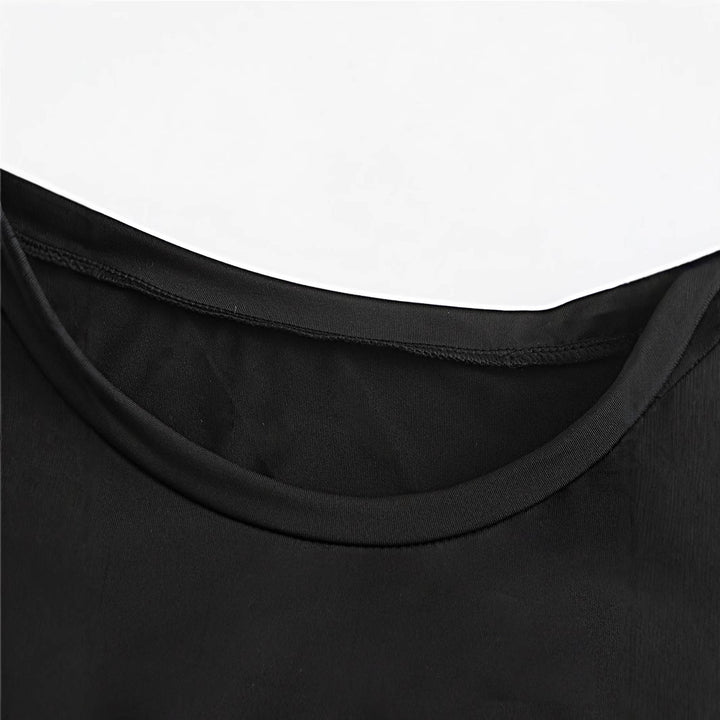 Dame Crop-T-Shirt med muntert kirsebærmotiv Skovae